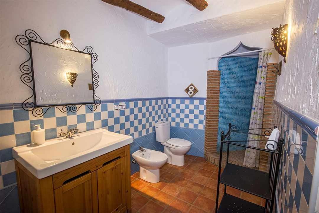 Gasthaus Casas Cueva El Mirador De Galera Exterior foto