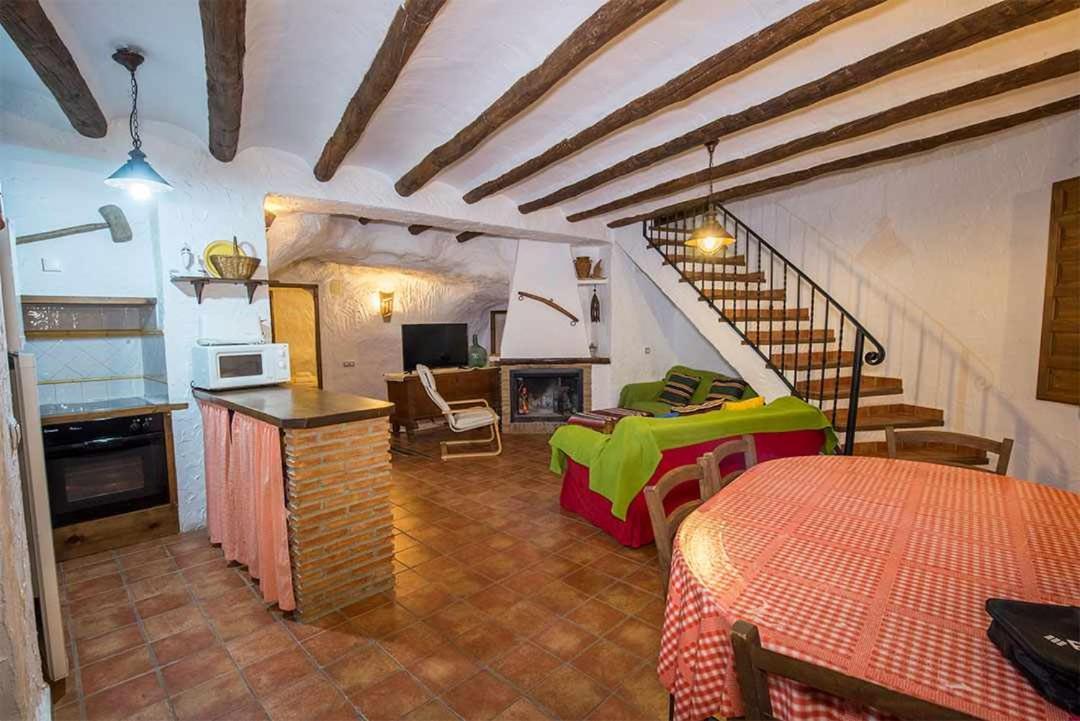 Gasthaus Casas Cueva El Mirador De Galera Exterior foto