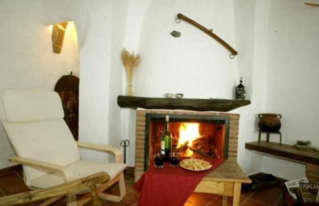 Gasthaus Casas Cueva El Mirador De Galera Exterior foto