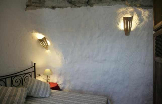 Gasthaus Casas Cueva El Mirador De Galera Exterior foto