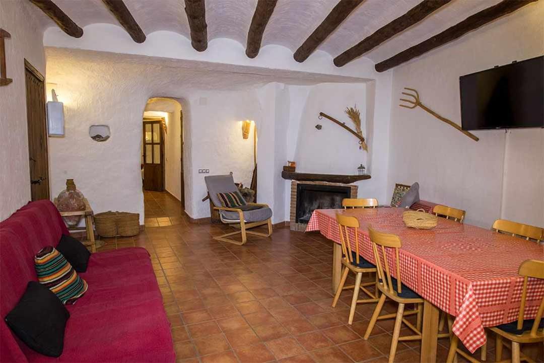 Gasthaus Casas Cueva El Mirador De Galera Exterior foto