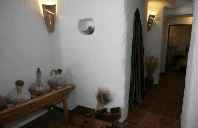 Gasthaus Casas Cueva El Mirador De Galera Exterior foto