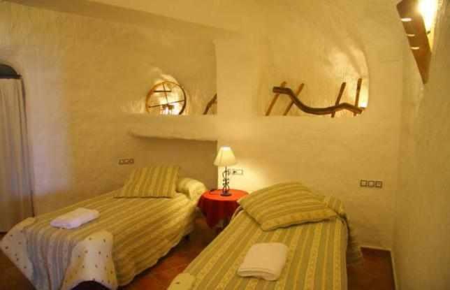 Gasthaus Casas Cueva El Mirador De Galera Exterior foto