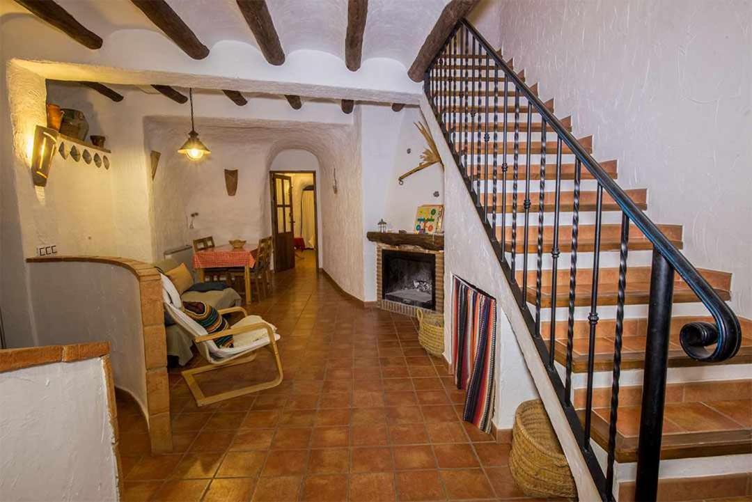 Gasthaus Casas Cueva El Mirador De Galera Exterior foto