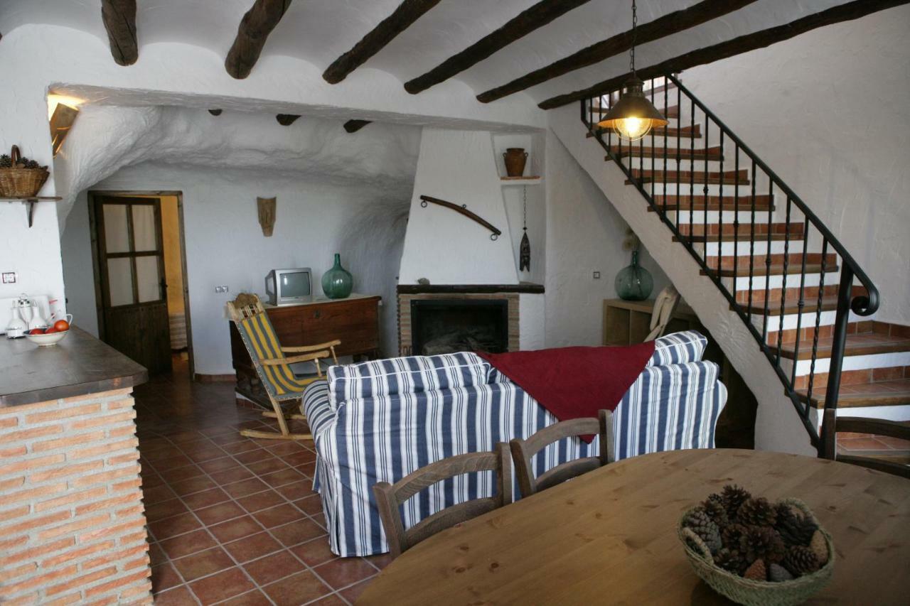 Gasthaus Casas Cueva El Mirador De Galera Exterior foto